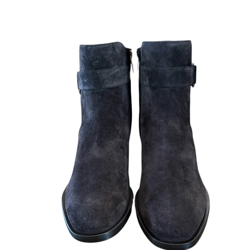Jimmy Choo Noor 45 Coffee Brown Velvet Suede Ankle Boots NEW EU 39.5 US 9.5